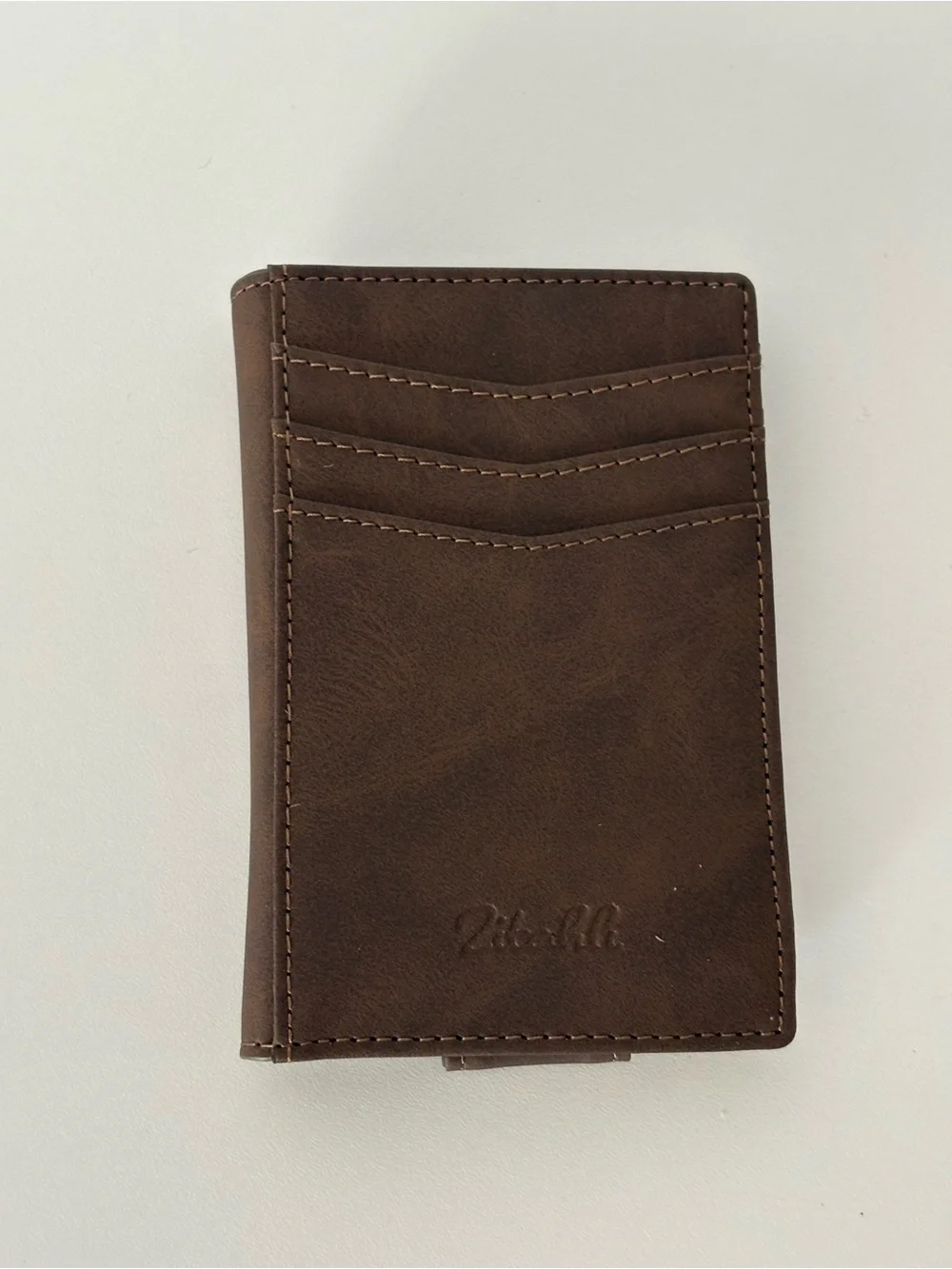 Zitahli Brown Leather men wallet
